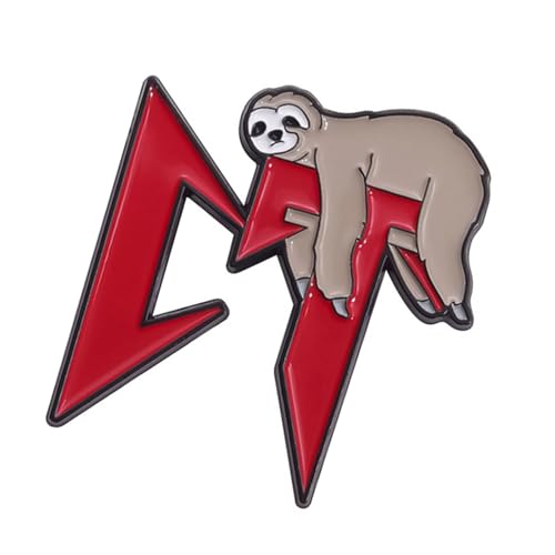 Golfs Brosche Cartoon Revers Pins Golfhut Dekorative Pin Schöne Faultiere Pin Für Kleidung Jacken Dekoration Cartoon Revers Golf Schöne Faultiere Golfkleidung von MISUVRSE