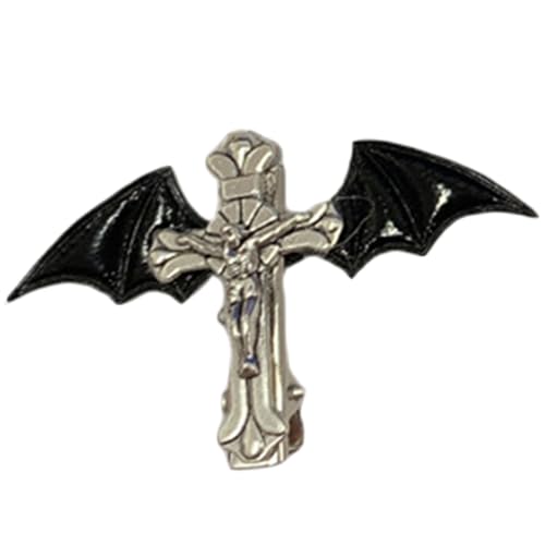 Haarspangen für Mädchen, Gothic, Halloween, Cosplay, Teufelsflügel, Kopfbedeckung, Punk, Haarschmuck, einzigartige schwarze Kopfbedeckung, Halloween-Haarschmuck für Mädchen von MISUVRSE