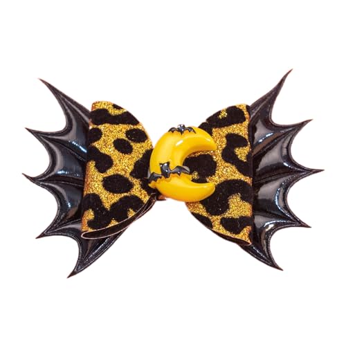 Halloween Festival Haarspange für Kinder Lustige Bowknot Haarspange Rutschfeste Haarnadel Große Haarnadel Party Haarschmuck Halloween Haarspange Party Zubehör von MISUVRSE