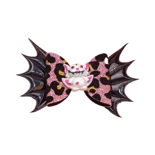 Halloween Festival Haarspange für Kinder Lustige Bowknot Haarspange Rutschfeste Haarnadel Große Haarnadel Party Haarschmuck Halloween Haarspange Party Zubehör von MISUVRSE