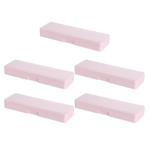 MISUVRSE 5 PCs Praktische Bleistiftbox Durchströmende Fall Container Plastik Plastikpense School Office Supplies von MISUVRSE