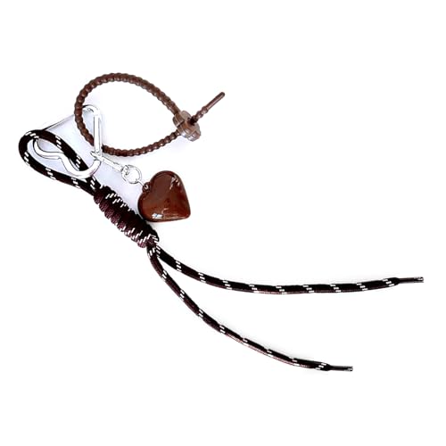 MISUVRSE Autoschlüsselketten Schöne Schlüsselbund Herzschlüsselungsbeutel Charme Handtasche Geflochten von MISUVRSE