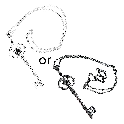 MISUVRSE Halskette mit Totenkopf-Anhänger im Vintage-Stil, Punk-Halskette, Gothic-Schmuck, Dekoration, Geschenke für Egirl Eboy, Damen, Herren MISUVRSE Halskette mit Totenkopf-Anhänger im Vintage-Stil, Punk-Halskette, Gothic-Schmuck, Dekoration, Geschenke für Egirl Eboy, Damen, Herren von MISUVRSE