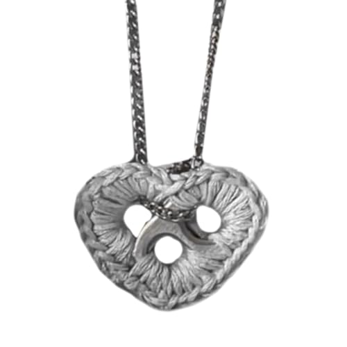 MISUVRSE Halskette mit langem Retro-Kragen, Choker-Anhänger, Legierung, Halsschmuck, Statement-Halskette für jedes Outfit von MISUVRSE