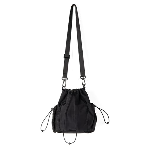 MISUVRSE Mode Falten Nylon Eimer Beutel Schulter Schulter Crossbody Satchel Für Verschiedene Anlässe Täglicher Einkaufstasche von MISUVRSE