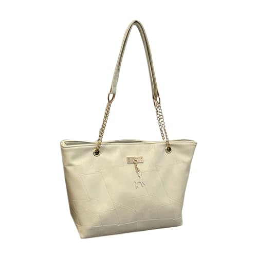 MISUVRSE Mode PU Leder Crossbody Tasche Mit Verstellbarem Kettengurt Metall Anhänger Schulterhandtasche Für Frauen Arbeit Und Einkauf Von PU Leder Ketten Crossbody Tasche von MISUVRSE