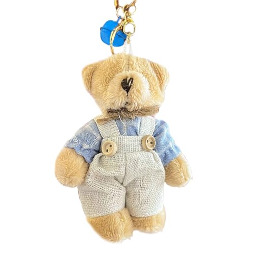 MISUVRSE Netter Plüschbärenschlüsselkettenschlüsselring Anhänger Auto Schlüsselzauber Für Frauenbeutel Und Rucksäcke Geschenk Für Frauen von MISUVRSE