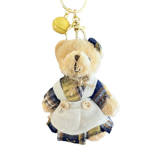 MISUVRSE Netter Plüschbärenschlüsselkettenschlüsselring Anhänger Auto Schlüsselzauber Für Frauenbeutel Und Rucksäcke Geschenk Für Frauen von MISUVRSE