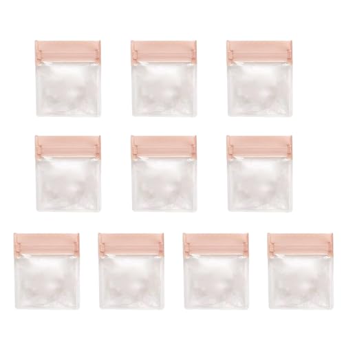 MISUVRSE Packung Mit 10 Vielseitigen Schmuck Lagerbeutel Wasserdichte Schmuckbeutel Transparente Ohrringe Aufbewahrung Für Frauen Mädchen Schmuckverpackung von MISUVRSE