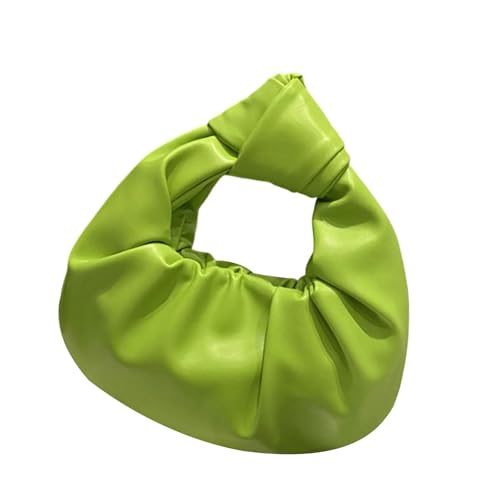 MISUVRSE Ruched Hobos Knödel Taschen Handtaschen Frauen PU Leder Clutches Geldbörsen Getopfte Knoted Top Tasche Rumed Knödel von MISUVRSE