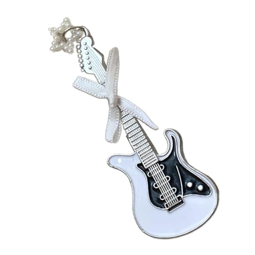 MISUVRSE Star Guitars Haarspangen Vielseitige Haarspange Retro Punk Haarnadel Niedliche Schleifen Haarnadel Kopfbedeckung Dekorationen Legierungs Haarspangen von MISUVRSE