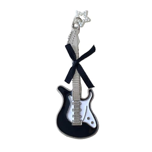 MISUVRSE Star Guitars Haarspriden Vielseitige Haarclip Retro Punk Haarnadel Süße Bowknots Haarnadel Kopfbedeckungsdekorationen Metall Hair Clip von MISUVRSE