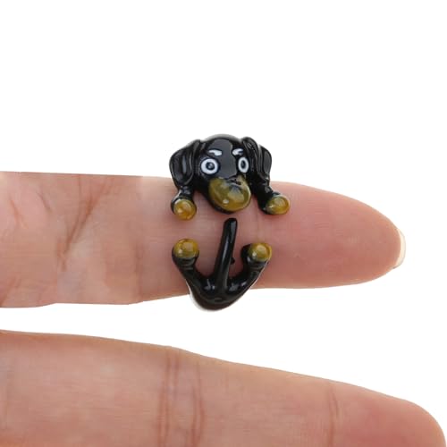 MISUVRSE Süßer Hundelefant Offene Ringe Schöne Cartoontiere Verstellbarer Finger Einfach Schmuck Geschenk Für Frauen Mädchen Cartoon Netter Dackel Dackant Elegant Open Fashion Einfach Und Elegant MISUVRSE Süßer Hundelefant Offene Ringe Schöne Cartoontiere Verstellbarer Finger Einfach Schmuck Geschenk Für Frauen Mädchen Cartoon Netter Dackel Dackant Elegant Open Fashion Einfach Und Elegant von MISUVRSE