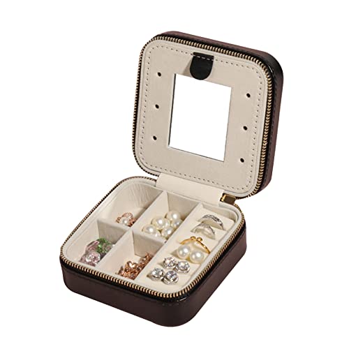 MISUVRSE Tragbare Schmuckstasprotokollbox Süßigkeiten Farbe Reise Organizer Boxen Ohrring Halskette Organizer Tragbare Schmuckschachtel Für Mädchen Frauen Geschenkringe Sammlungen Sammlung von MISUVRSE