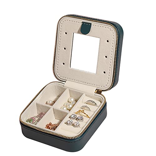 MISUVRSE Tragbare Schmuckstasprotokollbox Süßigkeiten Farbe Reise Organizer Boxen Ohrring Halskette Organizer Tragbare Schmuckschachtel Für Mädchen Frauen Geschenkringe Sammlungen Sammlung von MISUVRSE