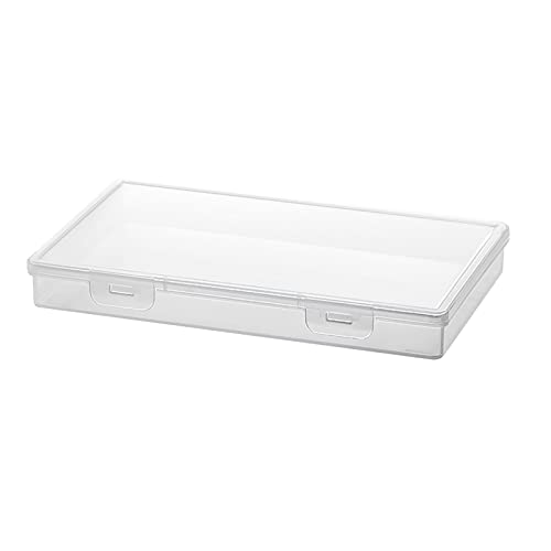 MISUVRSE Transparente Buchstiftkoffer Großer Speicherbox Schreibweise Bleistiftbürste Finishing Speicherbox Zeichnungswerkzeuge Container Container von MISUVRSE