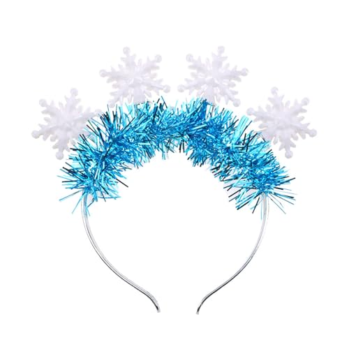 MISUVRSE Weihnachten Schneeflocke Stirnbänder Kopfbedeckung LED Haar Hoop Für Weihnachten Kopfschmuck Fancy Dress Party Supplies Einzigartige Stirnbänder Für Männer von MISUVRSE