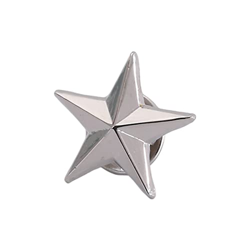 Metall Fünf Punkte Sternabzeichen Revers Pins Schmuckkostüm Dekorationen Chinesische Rangstufe Stufe Abzeichen Mitarbeiter Service Symbol Zeichen von MISUVRSE