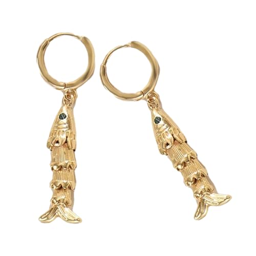 Moderne Fischohrringe In Coppers Einzigartige Drop Ohrringe Für Frauen Die Ihren Look Mit Meeresthemen Verbessern Möchten Modische Frauenschmuck von MISUVRSE