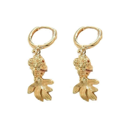 Moderne Fischohrringe In Coppers Einzigartige Drop Ohrringe Für Frauen Die Ihren Look Mit Meeresthemen Verbessern Möchten Modische Frauenschmuck von MISUVRSE