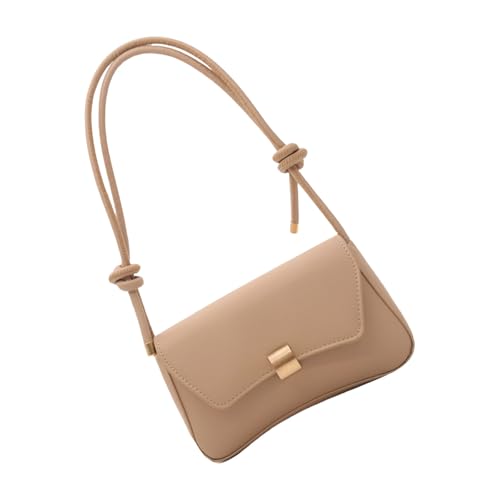 Moderne Süßigkeiten Farb Umhängetasche PU Leder Achselbindungs ​​Geldbörse Lässig Undrarm Handtasche Für Frauen Die Einen Modischen Look Fashion Candy Color Tasche Suchen von MISUVRSE