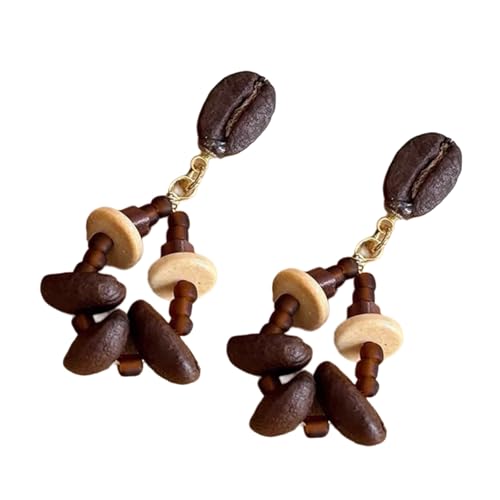 Trendige Kaffee Beeren Bolzen Ohrringe Komfortable Dangle Ohrringe Accessoire Mode Ethnischer Schmuck Für Kaffeeliebhaber Moderne Ohrohrschstene von MISUVRSE