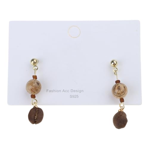 Trendige Kaffee Beeren Bolzen Ohrringe Komfortable Dangle Ohrringe Accessoire Mode Ethnischer Schmuck Für Kaffeeliebhaber Moderne Ohrohrschstene von MISUVRSE