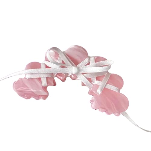 Vielseitige Acryl-Haarklammern, Ballettband, Schleife, Acetat, Klauen-Clips, stilvolle Kopfbedeckung, Haar-Accessoire für Damen von MISUVRSE