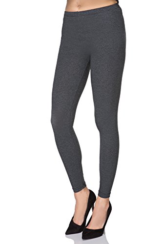 MITAAMI - Damen Leggings - lang & super weich - bequem - auch in Übergrößen - P25 - Graphitgrau - 48 MITAAMI - Damen Leggings - lang & super weich - bequem - auch in Übergrößen - P25 - Graphitgrau - 48 von MITAAMI