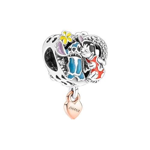 MITSOKU Cartoon-Monster Charm 925 Sterling Silber Frauen Armband Halskette Weihnachten Anhänger Valentinstag Muttertag Mädchen Geschenk von MITSOKU