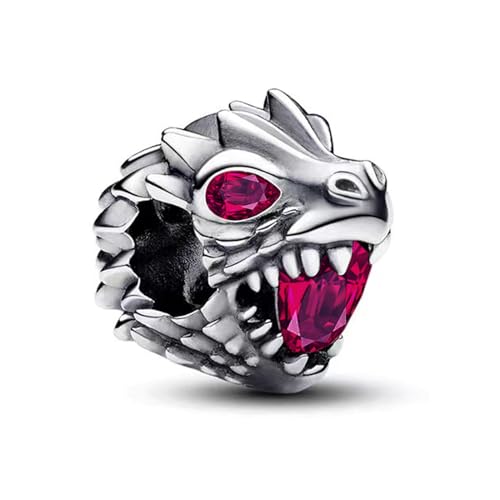 MITSOKU Drache Charm for 925 Sterling Silver für Frauen Armbänder & Halsketten Dangle Anhänger für Weihnachten Valentinstag Muttertag Schmuck Geschenke für Mädchen von MITSOKU