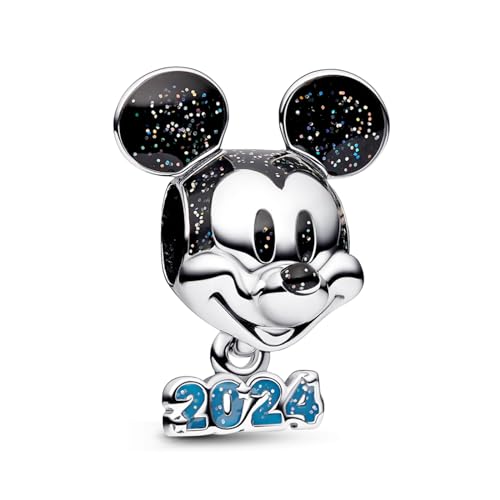 MITSOKU Micky Maus 2024 Charm 925 Sterling Silber Frauen Armband Halskette Weihnachten Anhänger Valentinstag Muttertag Mädchen Geschenk von MITSOKU