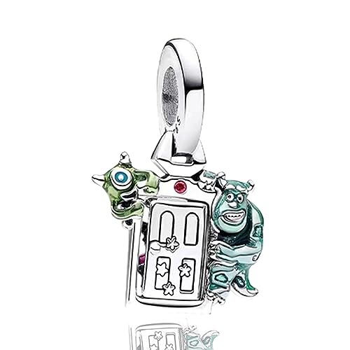 MITSOKU Monster Door Dangle Charm 925 Sterling Silber Frauen Armband Halskette Weihnachten Anhänger Valentinstag Muttertag Mädchen Geschenk von MITSOKU