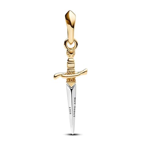 MITSOKU Schwert Charm for 925 Sterling Silver für Frauen Armbänder & Halsketten Dangle Anhänger für Weihnachten Valentinstag Muttertag Schmuck Geschenke für Mädchen von MITSOKU