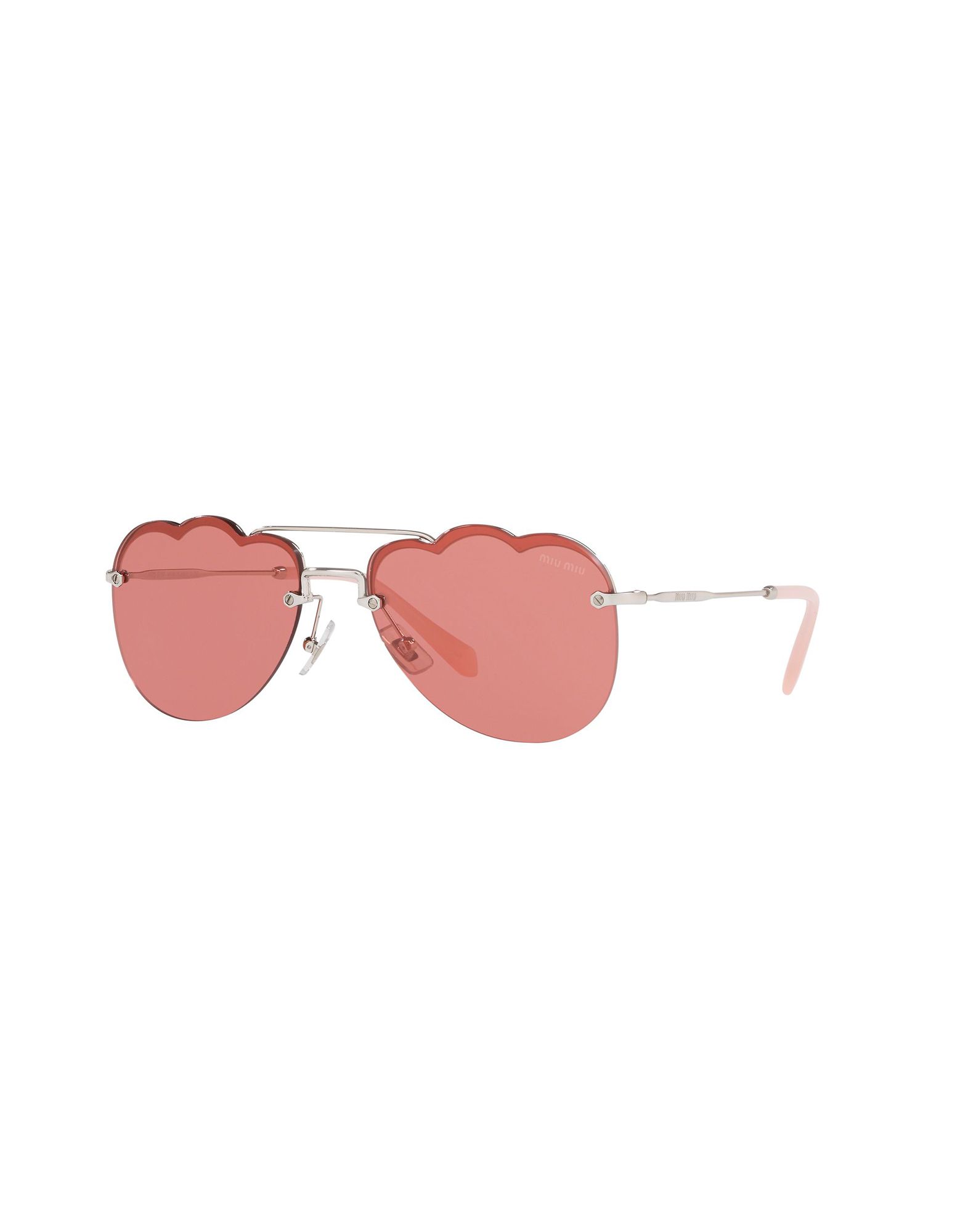 MIU MIU Sonnenbrille Damen Silber von MIU MIU