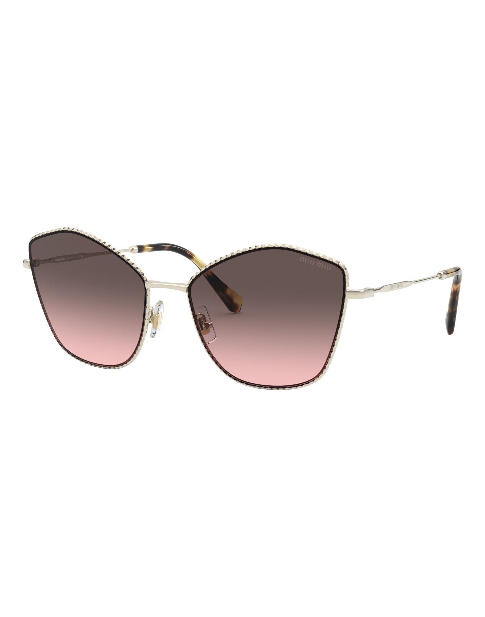 MIU MIU Sonnenbrille Damen Gold von MIU MIU