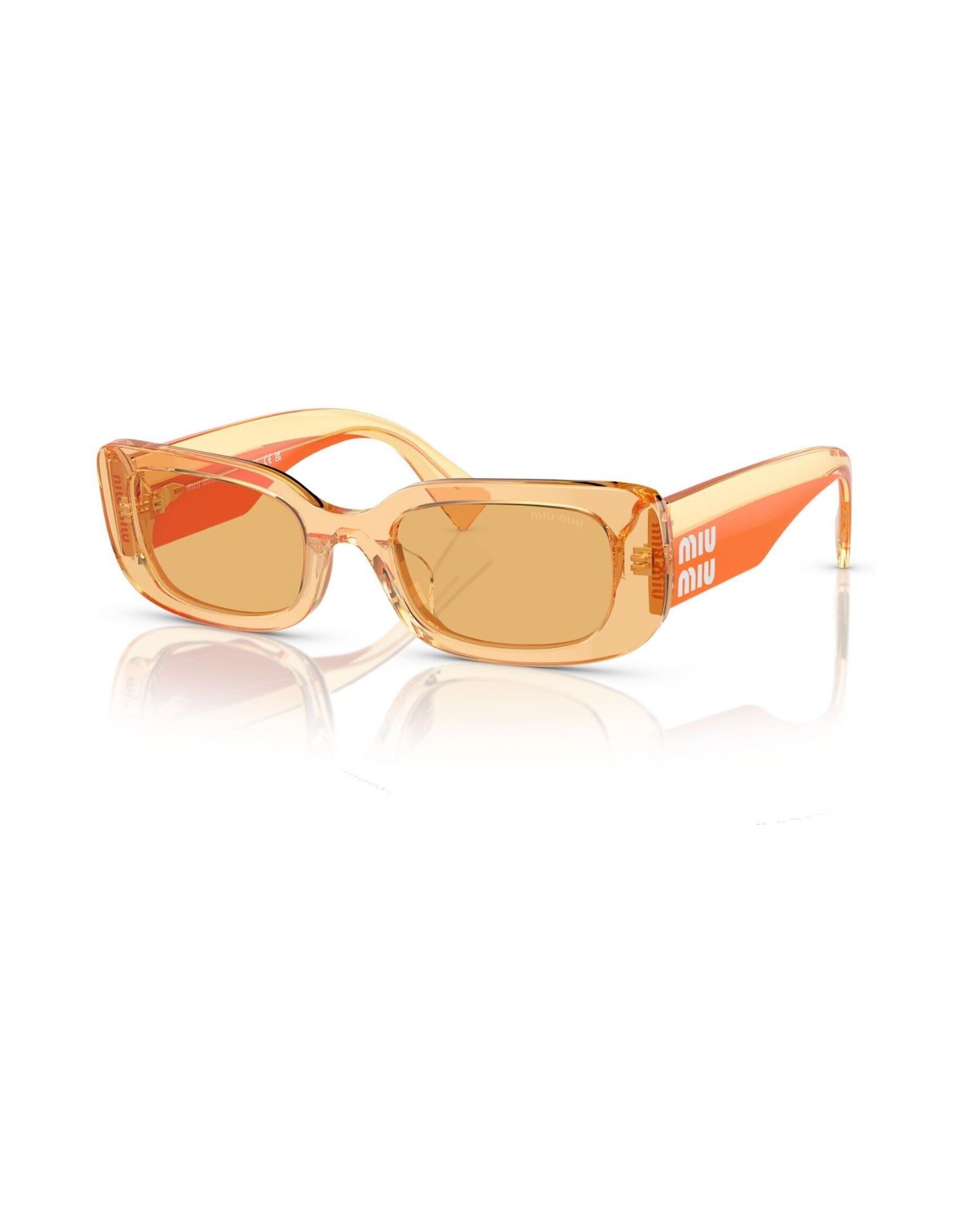 MIU MIU Sonnenbrille Damen Orange von MIU MIU