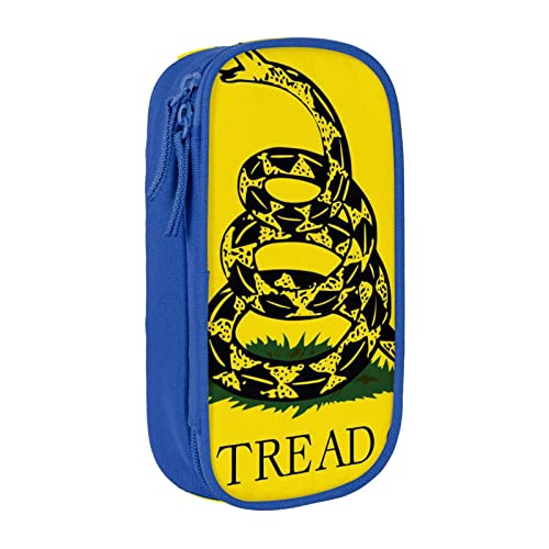 MIWOIE Dont Tread On Me Federmäppchen, Federmäppchen, tragbar, Büro., blau, Einheitsgröße, Lässiger Tagesrucksack von MIWOIE