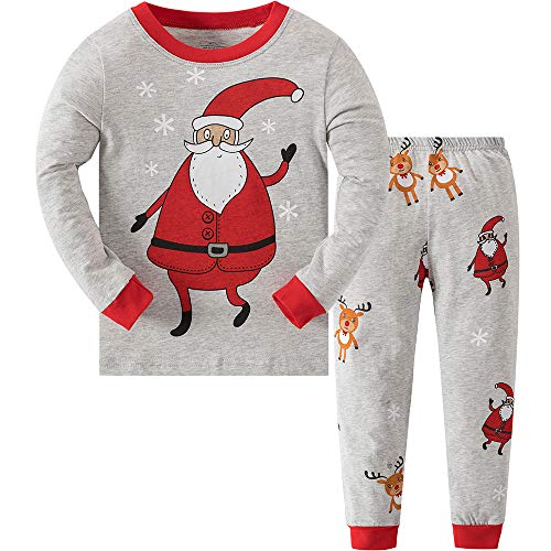 MIXIDON Kinder Weihnachts Schlafanzug,Weihnachtsmann 1,110 von MIXIDON