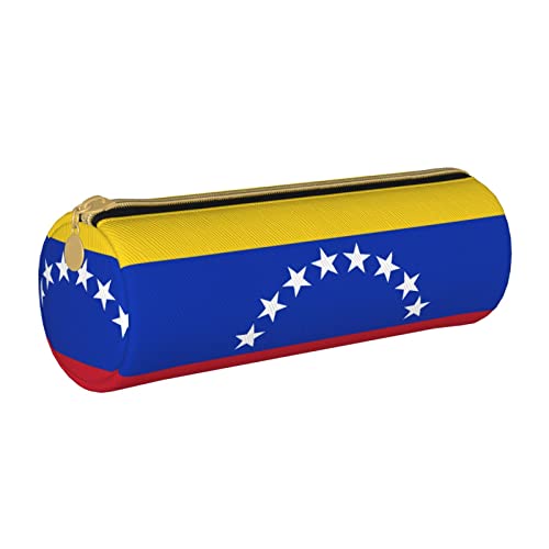 MIXMEY Federmäppchen, Motiv Flagge von Venezuela, Leder, Federmäppchen und Kosmetiktasche – Beutel, weiß, Einheitsgröße, Kosmetikkoffer von MIXMEY
