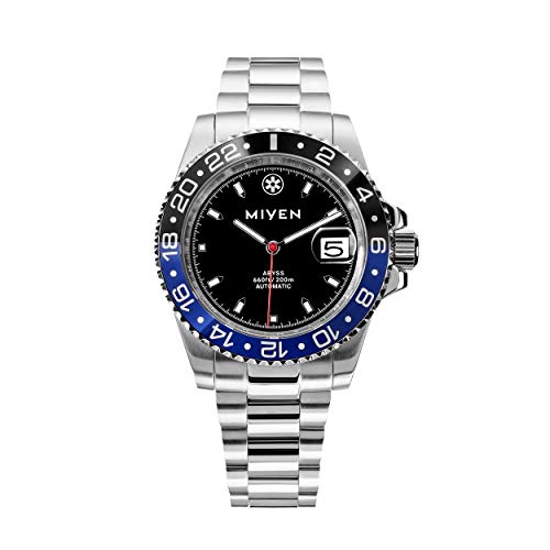 MIYEN MUNICH Abyss Automatik Uhr Herren - Miyota Präzisionslaufwerk Saphirglas & Datumsfunktion – Silber Uhr Herren MIYEN MUNICH Abyss Automatik Uhr Herren - Miyota Präzisionslaufwerk Saphirglas & Datumsfunktion – Silber Uhr Herren von MIYEN MUNICH