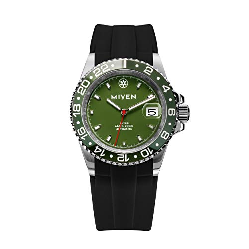 MIYEN MUNICH Abyss Automatik Uhr Herren - Miyota Präzisionslaufwerk Saphirglas & Datumsfunktion – Silber Uhr Herren MIYEN MUNICH Abyss Automatik Uhr Herren - Miyota Präzisionslaufwerk Saphirglas & Datumsfunktion – Silber Uhr Herren von MIYEN MUNICH