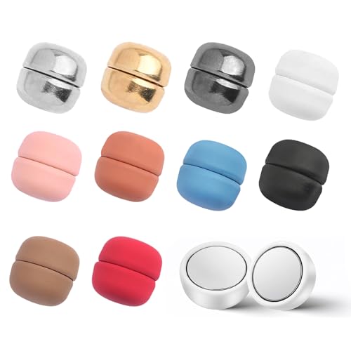 Hijab Magnetische Pins Magnetischer Hijab Clip Magnetknöpfe Broschen Magnet Hijab Pins Ohne Nähen Cardigan Clip Hijab Undercap Knöpfe für Hemd Schal Hijab 10 Paar von MIYUANGKJ