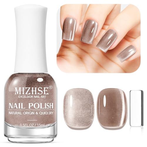 MIZHSE Cat Eye Nagellack mit Magnet,15 ml Cateye UV Gel Glitzer Katzenauge NagellackMagnetisch Schnelltrocknend Oil Based Nail Polish Ohne UV Lampe MIZHSE Cat Eye Nagellack mit Magnet,15 ml Cateye UV Gel Glitzer Katzenauge NagellackMagnetisch Schnelltrocknend Oil Based Nail Polish Ohne UV Lampe von MIZHSE
