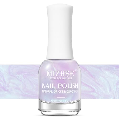 MIZHSE Aurora Nagellack Shimmer Pearl Shell Nagellack Purple Schnelltrocknend Oil Based Nail Polish Ohne UV Lampe Nail Polish Nageldesign DIY zu Hause Salon 15ML 1PC MIZHSE Aurora Nagellack Shimmer Pearl Shell Nagellack Purple Schnelltrocknend Oil Based Nail Polish Ohne UV Lampe Nail Polish Nageldesign DIY zu Hause Salon 15ML 1PC von MIZHSE