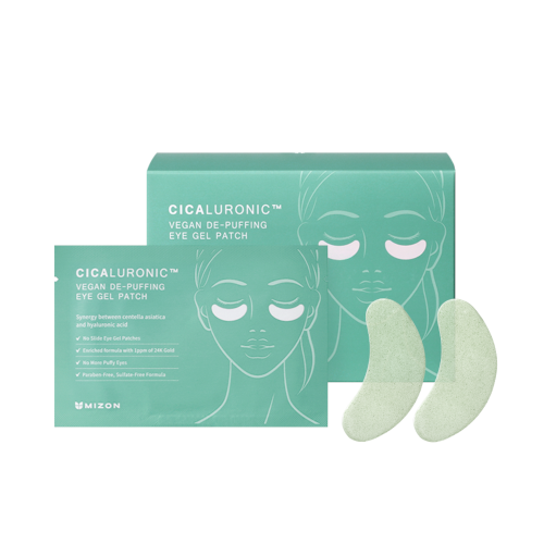 MIZON - Cicaluronic Vegan De-Puffing Eye Gel Patches - 21 paar von MIZON