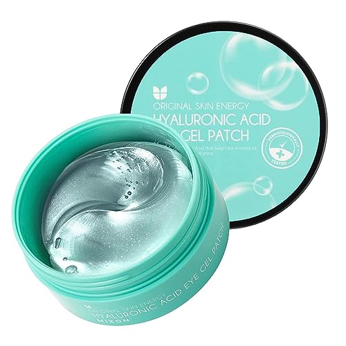 [MIZON] HYALURONIC ACID EYE GEL PATCH (x60) Korean Skincare – Augenkonturpflaster – Anti-Augenringe und Anti-Aging – Entlüftet die Augenkontur – Intensive Feuchtigkeitsversorgung von MIZON