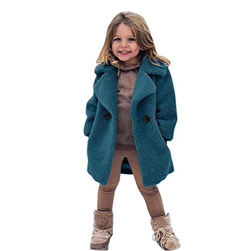 Kinderjacken Jungen Winter Mädchen Winter Warm Kindermantel Baby Niedlich Kinderjacke Freizeit Kapuzenjacke Winddichte Übergangsjacke Weich Plüschjacke Babyjacke, 18 Monate - 6 Jahre von MJGkhiy