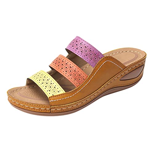 MJGkhiy Orthopädische Hausschuhe Damen Sommer rutschfest Orthopädische Schuhe Weiche Offene Vorne Sandalen Slip-On Meer Pool Hausschuhe Mit Keilabsatz Breite Pflanze Mode Hausschuhe Home Angebote Des MJGkhiy Orthopädische Hausschuhe Damen Sommer rutschfest Orthopädische Schuhe Weiche Offene Vorne Sandalen Slip-On Meer Pool Hausschuhe Mit Keilabsatz Breite Pflanze Mode Hausschuhe Home Angebote Des von MJGkhiy