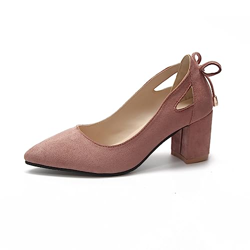 MJGkhiy Pumps Damen Schwarz Blockabsatz Dirndl Schuhe Hochzeit Brautschuhe Party Trachtenschuhe Bequeme Pumps Schuhe Elegant High Heels Klassische Damenschuhe mit niedrigem Absatz von MJGkhiy